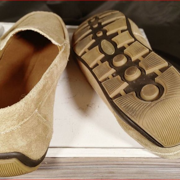 G. H. Bass & Co Cranston Tan Men's Leather Loafer Shoes Sz 8.5D Driving Shoe Sli - Picture 3 of 4